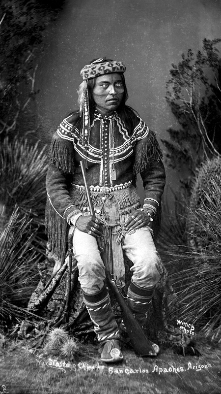 Ben Wittick. "Nalte, Chief of the San Carlos Apaches, Arizona." Palace of the Governors Photo Archives # 015907.