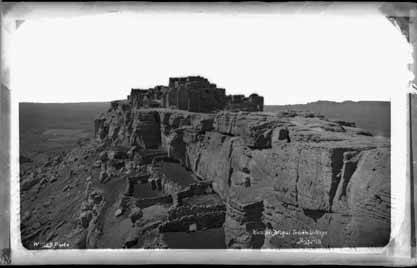 Ben Wittick. "Hualpi-Moqui Indian Village" Negative. Palace of the Governors Archives #016034.