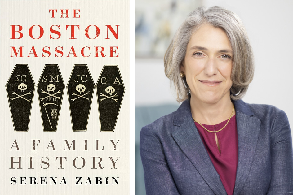 Photo of author and front of book dust jacket