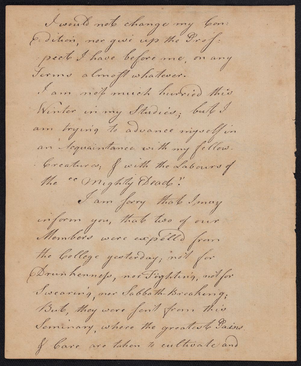 Handwritten letter.