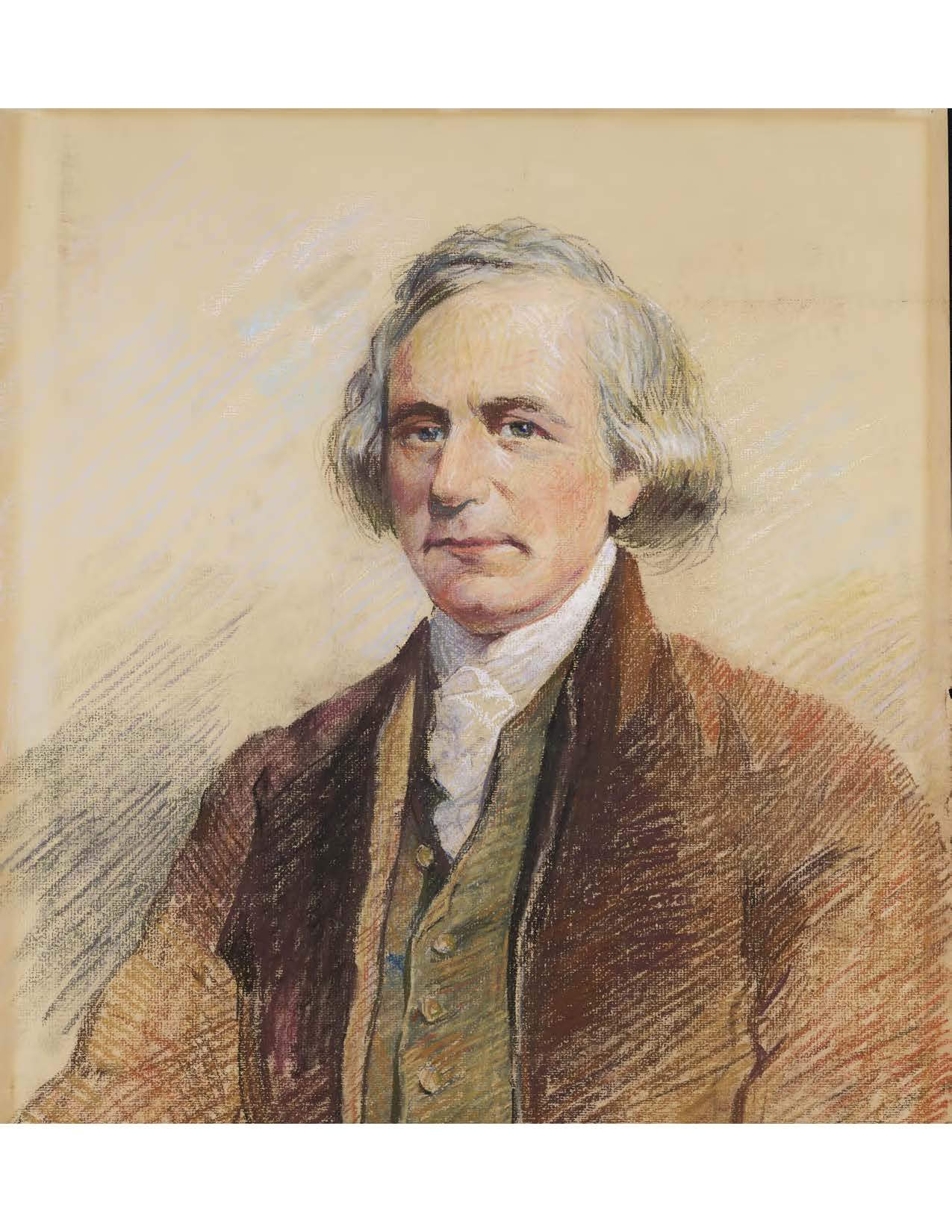 colored portrait, pastel colors 