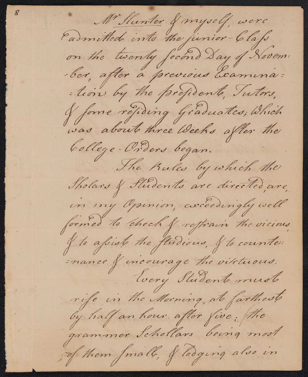 Handwritten letter.