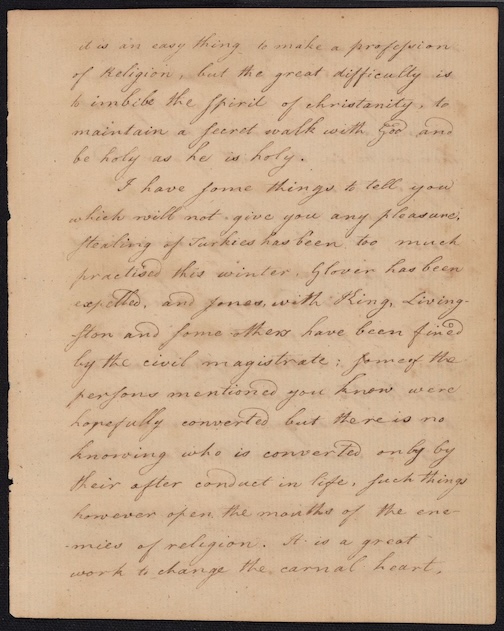 Handwritten letter.