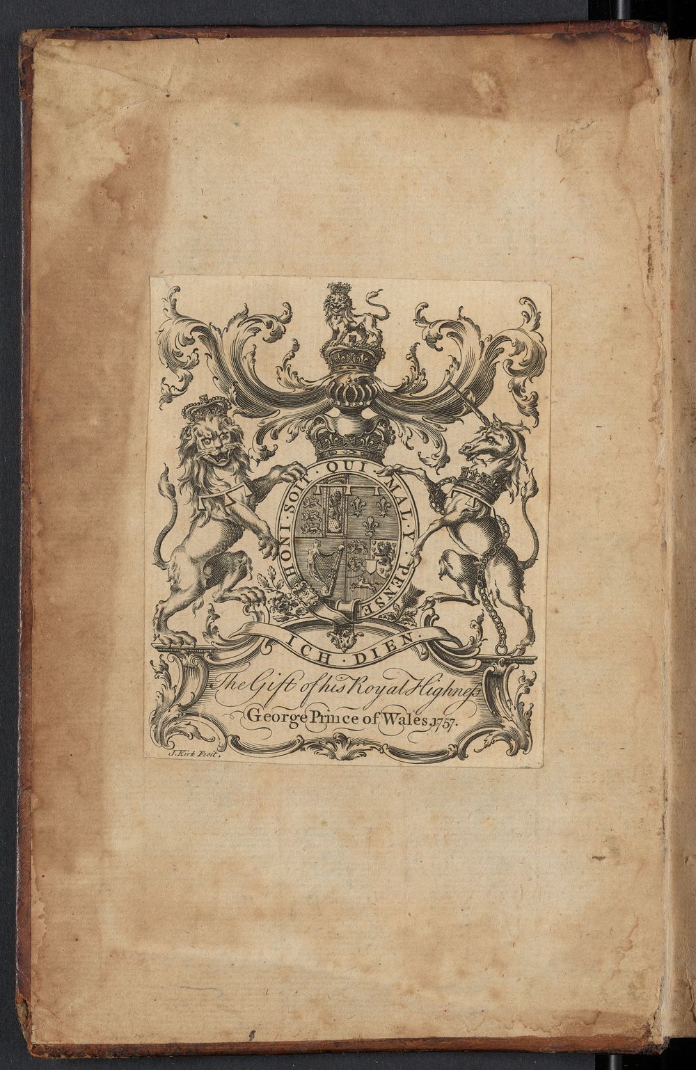 John Leland (1691-1766)
A View of the Principal Deistical Writers that Have Appeared in England, 1757
Rare Books Collection

This volume, with a title page signed by a student in the Class of 1774, would have been available to upperclassmen before the Revolution.

The bookplate in this two-volume set suggests that it was given to the College by the Prince of Wales, the future King George III.

John Leland’s text was influential to Witherspoon’s “Lectures on Moral Philosophy” and is listed for further reading in lecture notes from 1792.