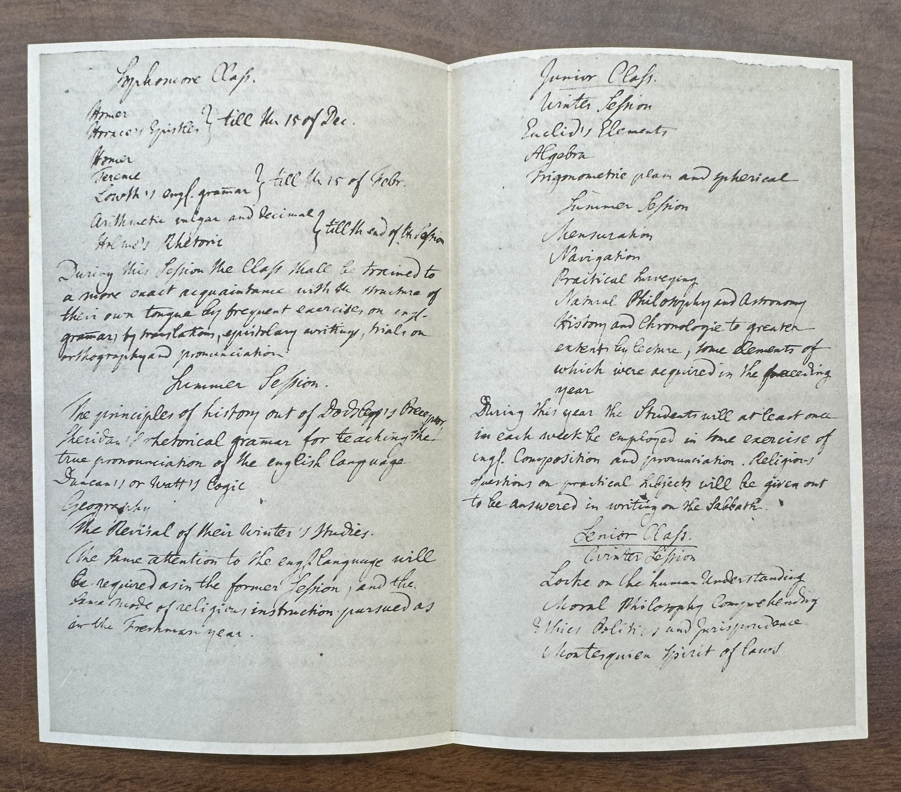 facsimile of handwritten entry  