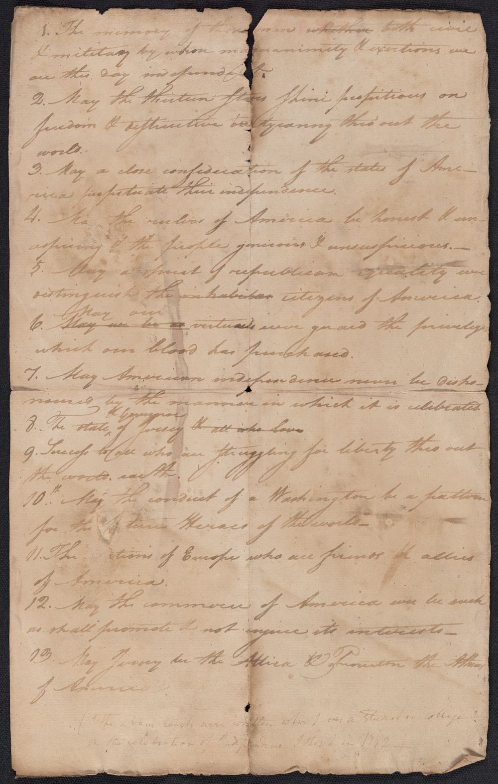 handwritten letter 