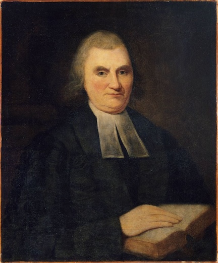 Portrait of John Witherspoon in color.