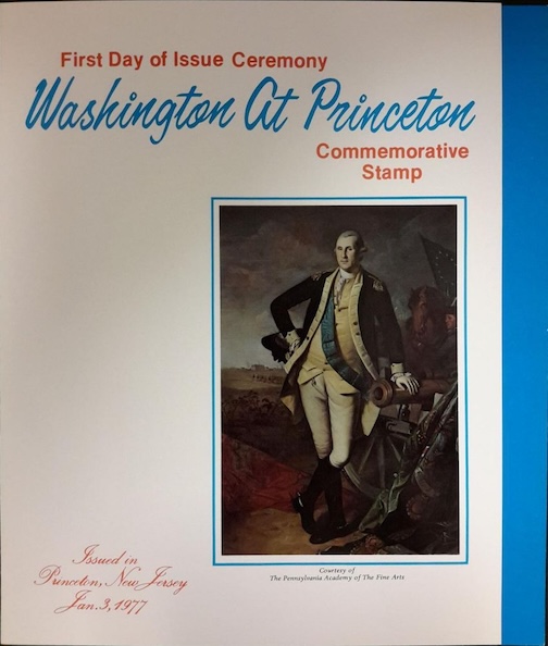 color program with George Washington Stamp